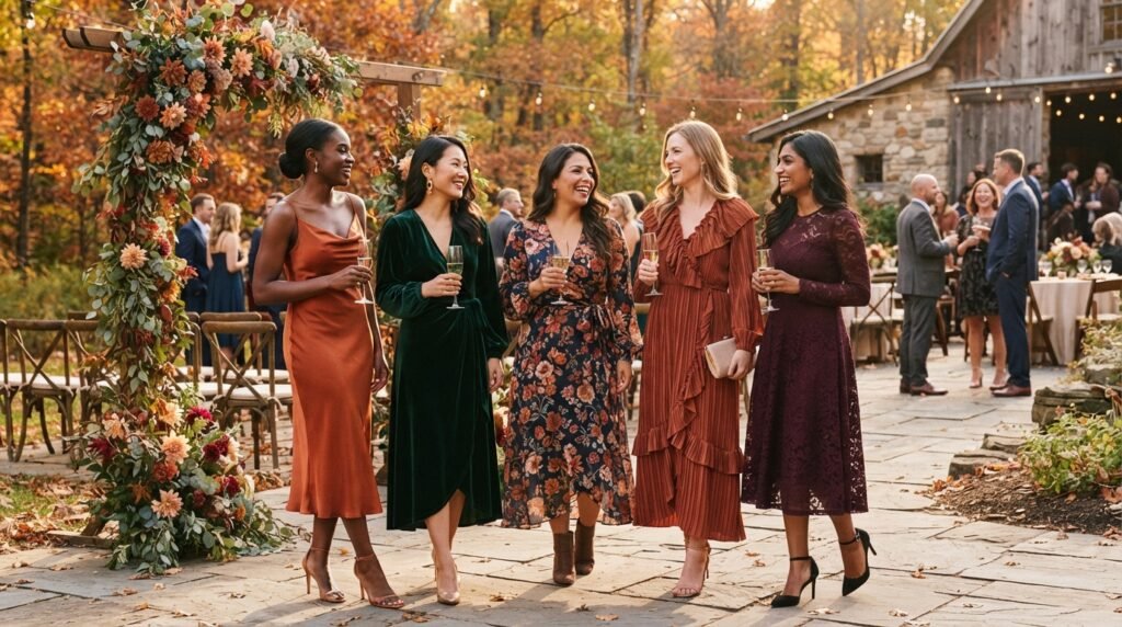 autumn wedding guest dresses
