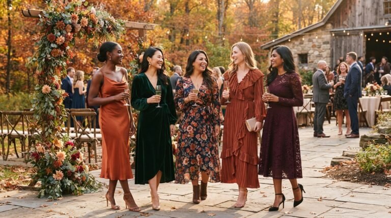 autumn wedding guest dresses